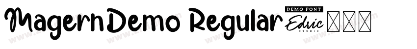 MagernDemo Regular字体转换